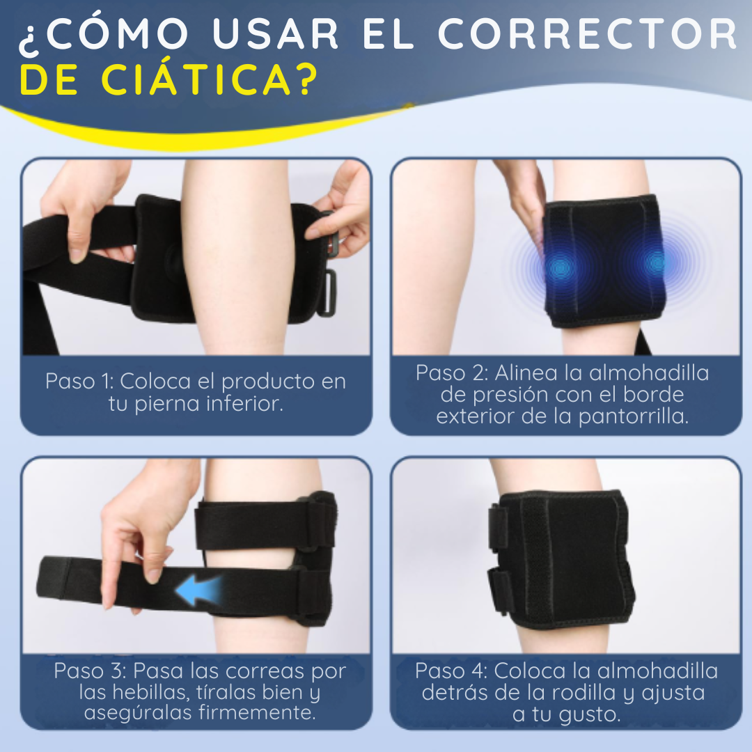 Corrector de ciática con doble presión