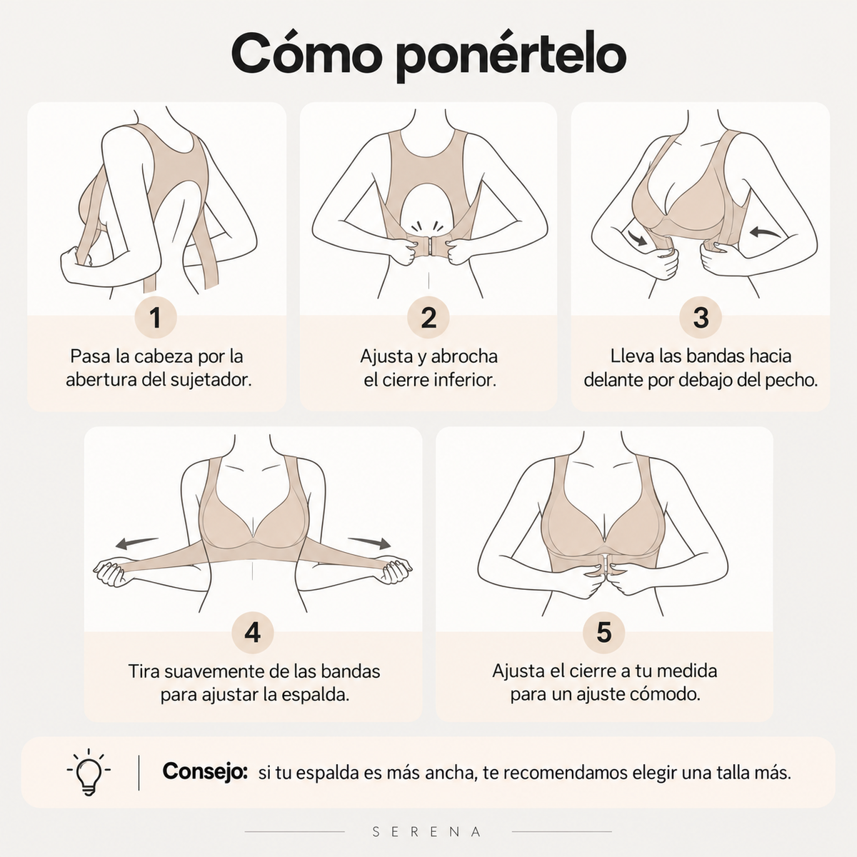 Serena – Sujetador Confort Sin Aro