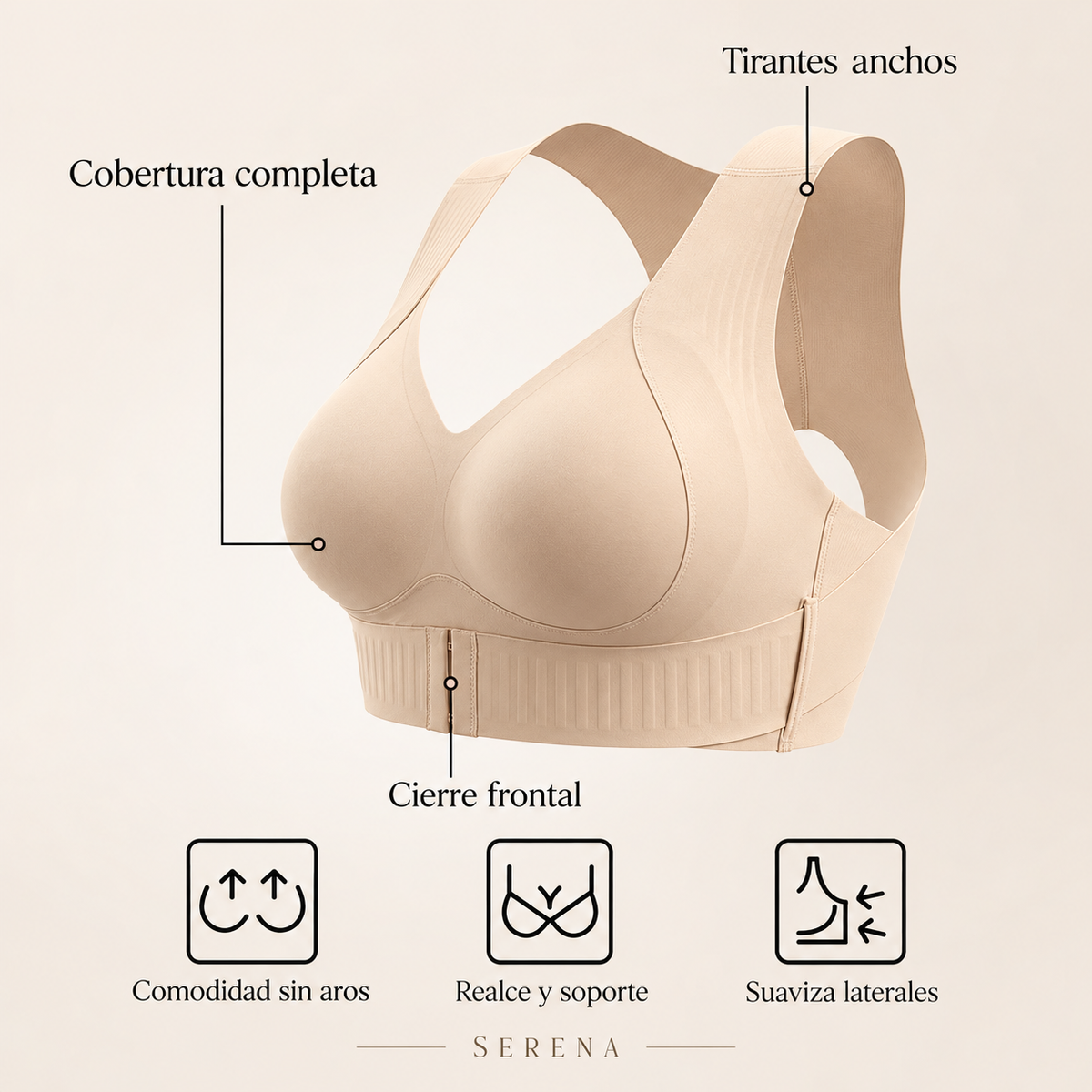 Serena – Sujetador Confort Sin Aro