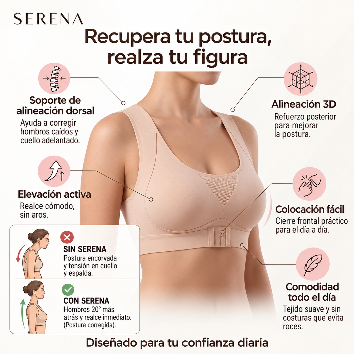 Serena – Sujetador Confort Sin Aro